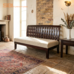 Sofa Caro Gỗ Tràm Bông Vàng (không tay vịn) - 2